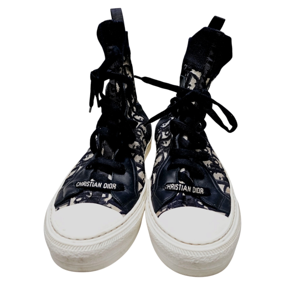 DIOR WALK’N’DIOR High Top Sneaker Deep Blue